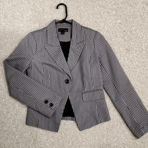 Navy striped blazer